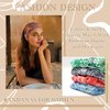 STGDAK Boho Headbands for Women,Retro Floral Pattern Hair Band,Non Slip Hair Band,Cotton Fabric Cloth Headbands,Fashion Elastic Head Turbans Yoga Sports Runnig Hair Accessories for Women Girls 4 Pack
