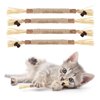 NABOKIO 4PCS Silvervine Sticks for Cats - Cat Chew Toy Cat Teeth Cleaning Toys,Cat Chew Sticks Cat Dental Chews,Catnip Toys for Cats Indoor