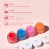 ANRCOLLECT Lip Mask Set, 3 Overnight Lip Mask +1 Lip Scrub, Gift Set for Lip Care, Overnight Intensive Treatment Revives & Hydrates, Lips Moisturizer Kit for Dry Cracked Lips, 4Pack Stocking Stuffer