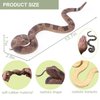 CJMYHOME Fake Snakes - Realistic Rubber Reptiles for Garden Bird & Squirrel Repellent, Prank Props, Fun Toys for Kids & Adults, Ideal Freebies for Halloween & April Fools' Day Parties