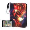 400 Pockets Trading Card Binder for MTG/YGO/TCG Cards,Portable Waterproof Card Storage Bag with Removable Sleeves, Card Book for Magic the Gathering Lord of the Rings