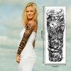 CUTELIILI Full Arm Temporary Tattoo Sleeve for Women 8 Sheets, Flora Tattoos Temporary, Fake Tattoos That Look Real