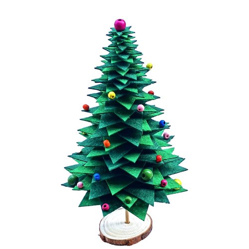 Inf-way Christmas Arts and Crafts Kits for Kids, DIY Hand Decorative Christmas Ornaments Projects for Home Decoration, Handcraft Felt Christmas Tree Gloves Socks for Holiday Party Decor Supplies