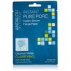 Andalou Naturals Coconut Water Instant Pure Pore Hydro Serum Facial Mask, Gluten Free, 0.6 Fluid Ounce (Pack Of 6)