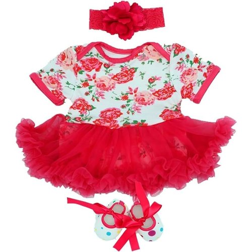 Reborn Baby Dolls Clothes for 17-22 Inch Newborn Baby Doll Girl, Baby Doll Clothes Outfit Accessories
