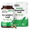 Wild & Organic Spearmint Capsules - 1000 mg Spearmint Supplement for Digestive Support - 30 Days of Supply - 60 Leaves Extract Capsules - Vegan, Non-GMO, Gluten-Free, No Fillers