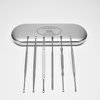 Calibear Ear Curette Earwax Removal Kit - Professional Quality Stainless Steel Set of 6 pcs Ear Picks Ear Curettes in a Tin Storage Box - Comfortable Efficient Ear Wax Removal Ear Wax Cleaning