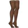 Truform Sheer Compression Stockings, 30-40 mmHg, Women's Thigh High Length, 30 Denier, Taupe, Small