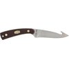 Old Timer 158OT Guthook Skinner 7.3in High Carbon Stainless Steel Full Tang Fixed Blade Knife with 3.5in Blade and Sawcut Handle for Outdoor, Hunting and Camping, Multi