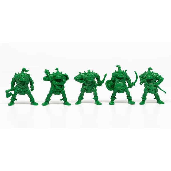 Fantasy Battles Creature Mini Action Figure Playset- Orcs Mutants 2 ʺ Fantasy Figures - XL 1/32nd Scale DND 5 pcs Characters Accessories RPGs and Soldiers