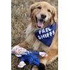 Political Satire Bite a Biden Dog Toy and Dog Bandana - Durable Stuffed Squeaky Dog Chew Toy - Canvas and Cotton Humorous Political Dog Toy