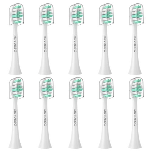 MRYUESG Toothbrush Replacement Heads Compatible with Philips Sonicare, 10 Pack, MRYUESG Electric Brush Head for Phillips C2 4100 Plaque Control