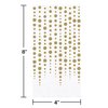 Creative Converting Sparkle and Shine Gold 50th Anniversary Dinner Napkins, 8" x 4"