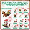 Calendar 2024 Christmas Building Blocks Set, 6 IN 1 Christmas Toys, Building Blocks Toys Holiday Countdown Calendars, Ideas Gift for for Teens Boys Girls 6-12 Year (Small Santa)