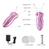 WAYCOM Ladies Facial Hair Remover Electric Women's Beauty Epilator Facial Threading Hair Removal Shaver Face Massager Pull Faces Delicate Device Depilation -Birthday Gift,Mother's Day Gift(Purple)