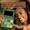 Black Radiance Brilliant Effects Eye Shadow Palette, 12 Intense Ultra Pigmented Powder, Buildable & Blendable Versatile Matte to Shimmer Finishes, Cruelty-Free & Vegan - Paradise