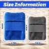 Frienda 4 Pcs Sand Remover for Beach Sand Removal Bag Sand Wipe off Mitts Sand Cleaner Powder Pouch Surf Sand off Beach Accessories Beach Essentials for Vacation Camping, 2 Sizes