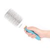 GOTOTOP Round Hair Brush Aluminum Tube, Nano Thermal Ceramic Ionic Technology, Suitable for All Hair Types and Lengths, Hairdressing Comb, 53#