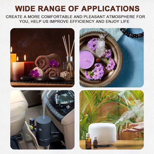 Rosemary Essential Oil Plant Natural Pure Rosemary Oil for Diffuser,Cleaning,Bedroom,Perfumes,Humidifier,Soap,Candles 2 Pack 10ml