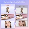 Facial Hair Removal for Women, Electric Painless Facial Hair Remover for Face, Lip, Chin with USB Rechargeable（Rose Gold）