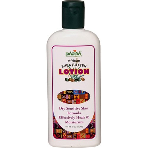 Madina African Shea Butter Lotion [White - 8 oz.]
