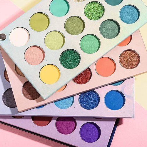 METREY Beauty Color Board Eyeshadow Palette Eyes Shadow 60 Color Makeup Palette Highlighters Eye Make Up High Pigmented Professional Eye Shadow Mattes