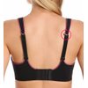 Dominique Women's Zoe Pro Max Support Convertible Racerback Bra (32B-44I) #6100 - Black - 34I
