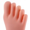Practice Fake Foot Model Flexible Movable Soft Silicone Prosthetic Manicure Tool for Nail Art Train