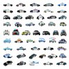 MARSFORCE Police Car Stickers, Gift for Kids Teen, Cute Waterproof Vinyl Decals for Travel Luggage Suitcase Laptop Water Bottle Skateboard Bike Helmet Guitar Scrapbook Diary Toy Phone Pad [50 PCS]