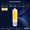 LUXRITE G9 LED Bulb Dimmable 4.5W, 50 Watt T4 G9 Halogen Equivalent, 3000K Soft White, 450 Lumens, Glass G9 Bi Pin Base, 320° Beam Angle, ETL Listed (10 Pack)