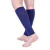 Doc Miller Premium Calf Compression Sleeve 1 Pair 20-30mmHg Graduated Support for Sports Running Circulation Recovery Shin Splints Varicose Veins (Dk Blu, M)