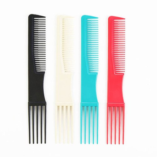 FOMIYES Hair Styling Comb, 12PCS Professional Hairdressing Combs - Plastic Lifting Combs Detangler Comb for Hair Salon Barber Home Curly Hair Comb