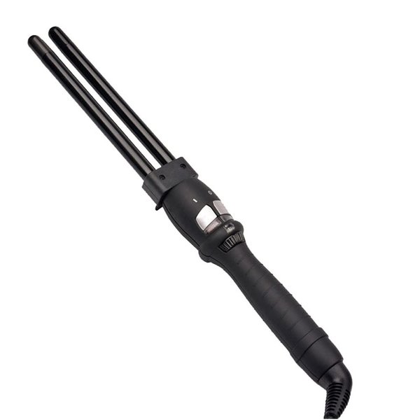 Curling Iron Hair Waver, 2 Barrel Hair Curler Wand, Double Barrel Curling Wand, Tourmaline Ceramic 16mm Curling Iron for Long Hair, Fast Heating Beach Waves Styling Tools