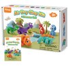 Pllieay 6 Pack Dinosaur Air Dry Clay Kit, Modeling Clay for Kids, DIY Model Magic Clay, Molding Clay Kit with Sculpting Tools, Non-Sticky Soft and Super Light, Arts and Crafts Gift for Kids (Dinosaur)