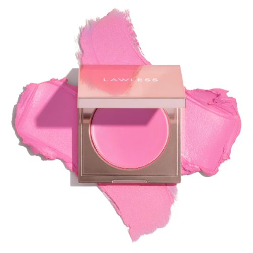 LAWLESS Pinch My Cheeks Soft-Blur Cream Blush - Gumdrop - Premium Blush with Natural Ingredients to Re-Energize and Protect the Skin While Imparting a Soft, Cloudy Finish - 0.18 oz