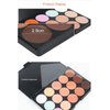 15 Colors Concealer Foundation Contouring Cream and Highlighter Makeup Set - Contouring Foundation/Concealer Palette - Vegan, Animal free and hypoallergenic (Z15-02)