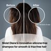Moist Diane Perfect Beauty Extra Fresh & Hydrate Natural Hair Shampoo with Pump for Men & Women, Organic Keratin Hydrating & Moisturizing Japanese Haircare Products for Dry, Damaged Hair 15.2 fl oz