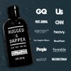 RUGGED & DAPPER Daily Power Scrub | 8 oz | Premium Exfoliating Mens Face Wash | Deep Cleans + Prevents Breakouts | Face Wash Men's | Natural Ingredients | Made in USA