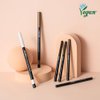 COSNORI Super Proof Fitting Gel Eyeliner 02 Black Brown - Smudge-Proof, Longwear Eyeliner Pencil, Soft Drawing 2mm Ultra-Slim Pencil, Waterproof, 0.004oz (0.13g)