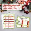 Christmas Family Feud Game,Funny Christmas Party Games, Christmas Trivia Game, Family Feud Quiz Holiday Games for Groups SD-WF01