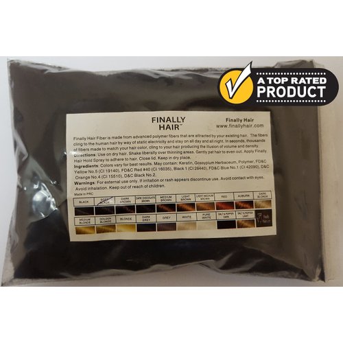 New Hair Building Fibers 100+14=114 Grams. Highest Grade Refill That You Can Use for Your Bottles From Competitors Like Toppik, Xfusion, Toppix (Soft Black)