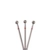 MZCMSL 3pcs 5mm Ball Head Cuticle Clean Drill Bits, Diamond Burrs Nail Bits for Manicure and Pedicure