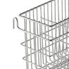 Utensil Drying Rack, 3 Compartments, Chrome