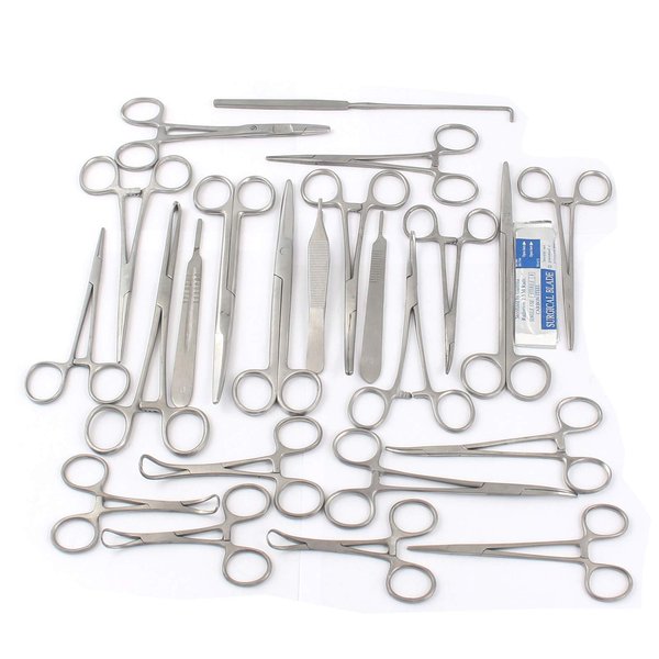 OdontoMed2011 72 PCS O.R Premium Grade Set Spay-Instruments Student ! Forceps Scissors !Scalpel Blades !HEMOSTAT Forceps ! CARMALTS Forceps ! Needle Holder ODM