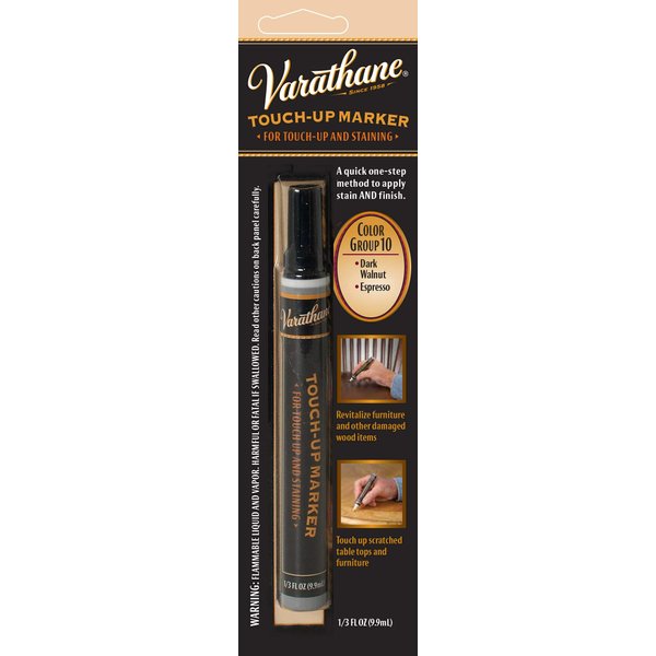 Rust-Oleum Varathane 215361 Wood Stain Touch-Up Marker For Dark Walnut, Espresso