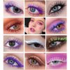 Updated Colored Mascara Set,6 Colors Mascara Waterproof Fast Dry Eyelashes Curling Voluminous Eyelashes False Lash Effect Mascara No Flaking No Clumping Voluminous Makeup Lash Mascara