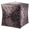 Tangkula 3 Person Pop up Ground Blind, Portable Hunting Blind with Mesh Windows, Carrying Bag & Ground Stakes, Camouflage Hunting Tent with Hub System, Camo Deer Blinds for Hunting