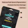 mCaffeine Coffee Sheet Mask with Vitamin C - Hydrating Face Masks with Hyaluronic Acid - Sun Protection - Dark Spot and Pigmentation Reduction - 1 pc