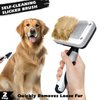 Augwind 6PCS Dog Grooming Kit I Dog Brush for Shedding I Slicker Brush For Dogs I Dog Comb I Cat&Dog Nail Clipper with Nail File I Dog Bath Brush I Premium Pet Supplies Set (Cute Penguin Design)