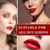 Fusang 18Pcs Mini Capsule Pills Lipstick Matte Lipstick Makeup Sets for Women Highly Pigmented Long Lasting Waterproof Mini Red Matte Pill Lipstick Cute Lip Stick Stain Set for Women